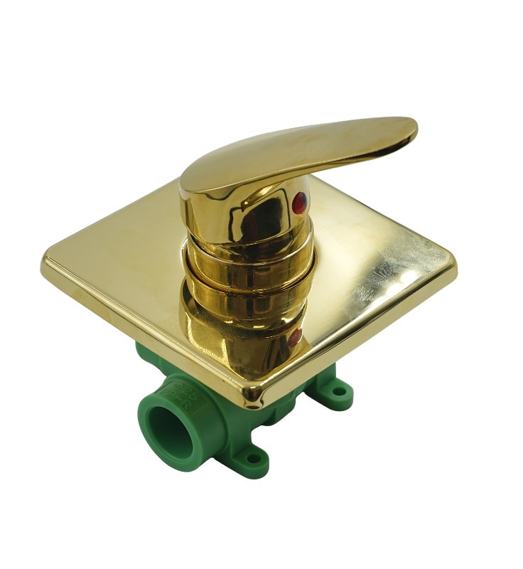 Miscelatore Doccia Tre Vie PPR Oro